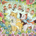Puzzle - Ravensburger - Prietenie felină