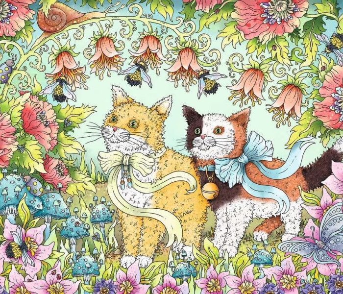Puzzle - Ravensburger - Prietenie felină