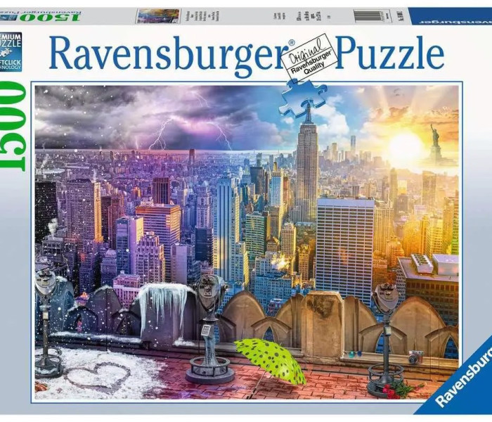 Puzzle - Ravensburger - 4 Ročné obdobia v New Yorku