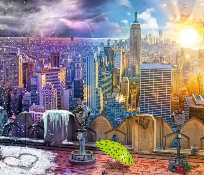 Puzzle - Ravensburger - 4 Ročné obdobia v New Yorku