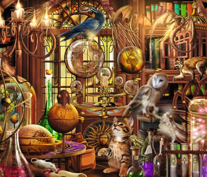 Puzzle - Ravensburger - Laboratorul lui Merlin
