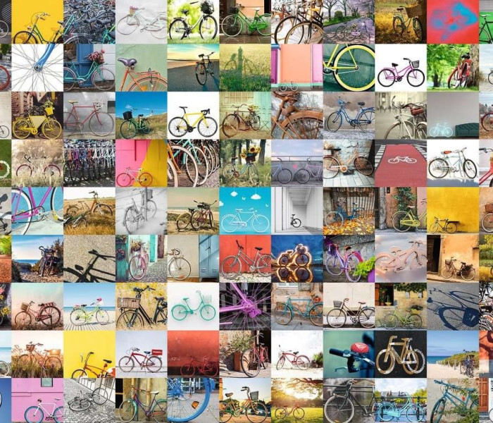 Puzzle - Ravensburger - 99 bicyklov