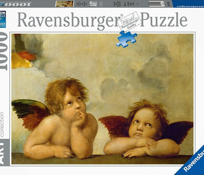 Puzzle - Ravensburger - Anjeli Sixtínska Madona