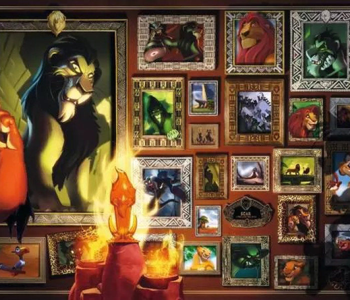 Puzzle - Ravensburger - Villainous - Regele Leu, Cicatrice