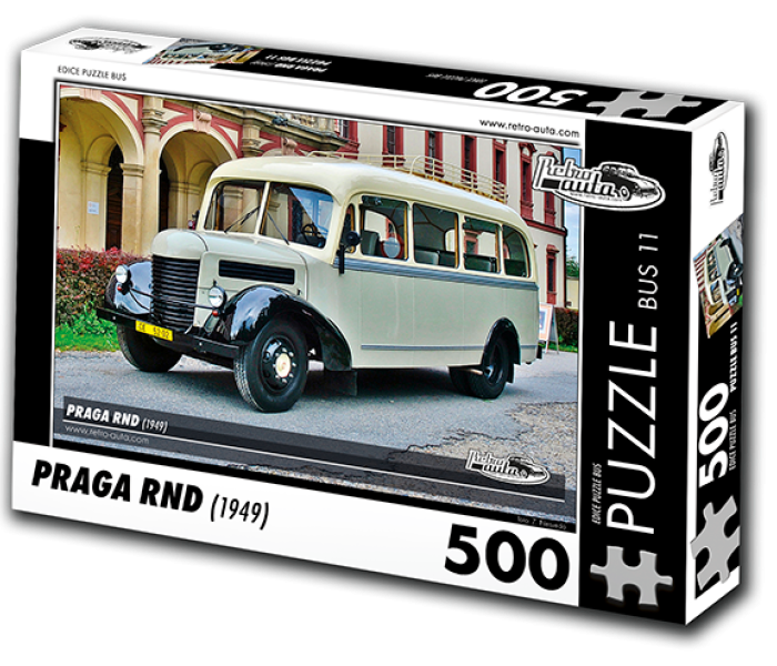 Puzzle - Retro-auta - Autobuz Praga RND (1949)