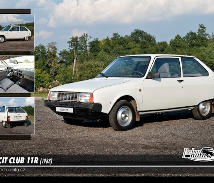 Puzzle - Retro-auta - Oltcit Club 11R (1988)