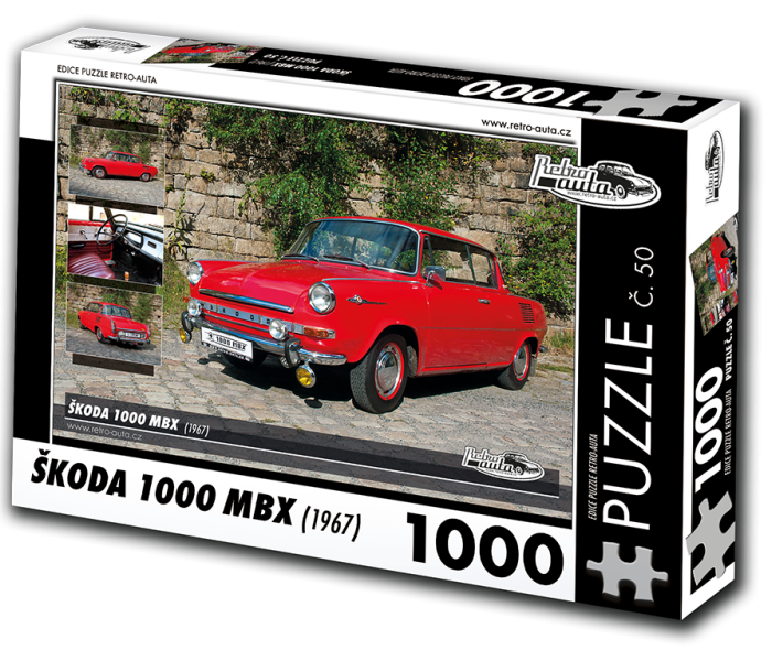 Puzzle - Retro-auta - Škoda 1000 MBX (1967)