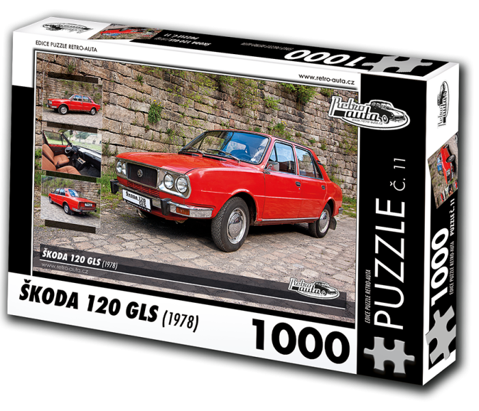 Puzzle - Retro-auta - Škoda 120 GLS (1978)
