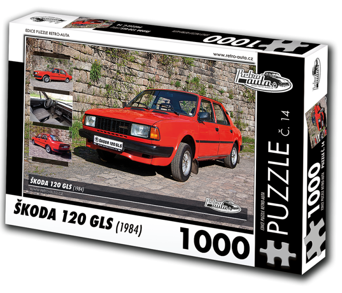 Puzzle - Retro-auta - Škoda 120 GLS (1984)