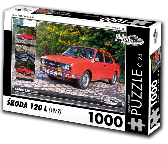 Puzzle - Retro-auta - Škoda 120 L (1979)