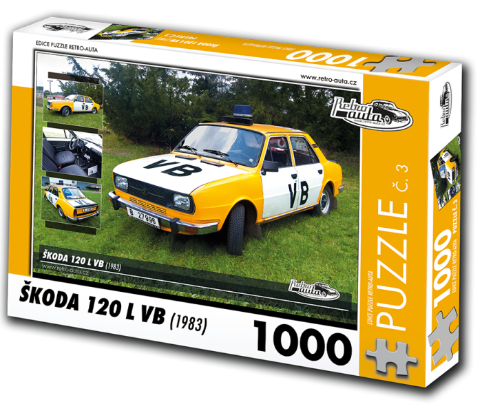 Puzzle - Retro-auta - Škoda 120 L VB (1983)