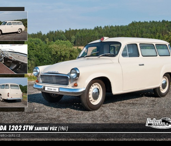 Puzzle - Retro-auta - Škoda 1202 STW (1961)