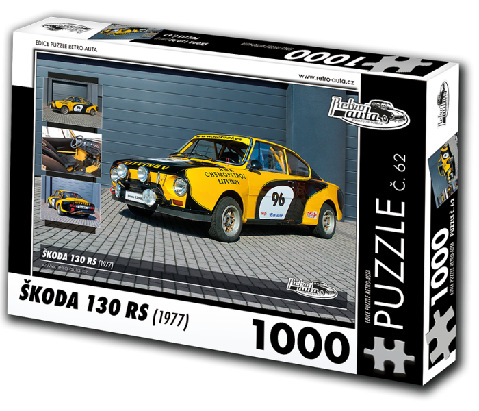 Puzzle - Retro-auta - Škoda 130 RS (1977)
