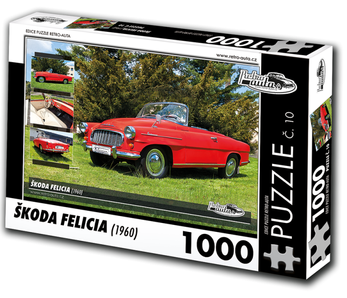Puzzle - Retro-auta - Puzzle Skoda Felicia (1960)