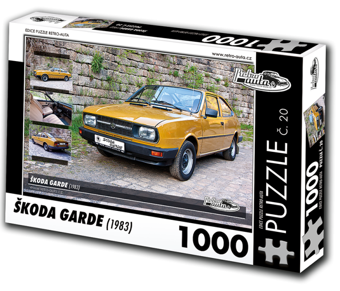 Puzzle - Retro-auta - Škoda Garde (1983)