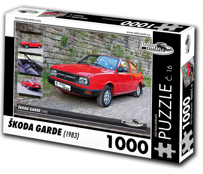 Puzzle - Retro-auta - Škoda Garde (1983)