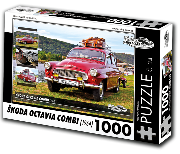 Puzzle - Retro-auta - Škoda Octavia Combi (1964)