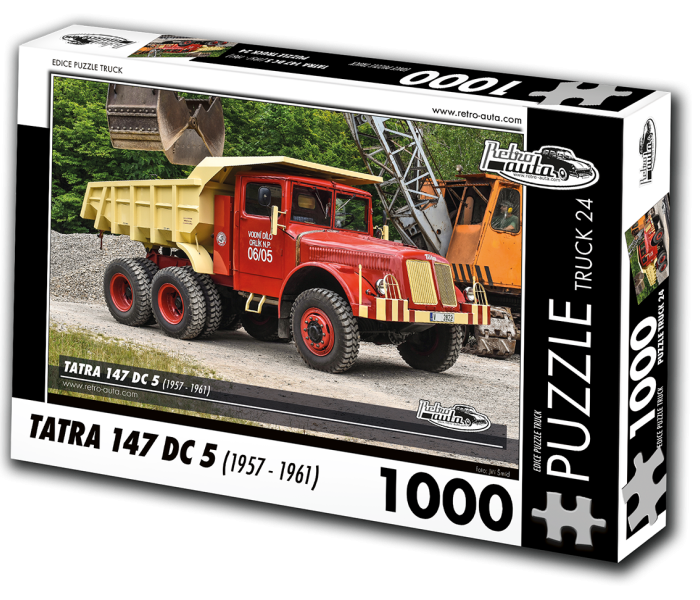 Puzzle - Retro-auta - Tatra 147 DC 5 (1957-1961)