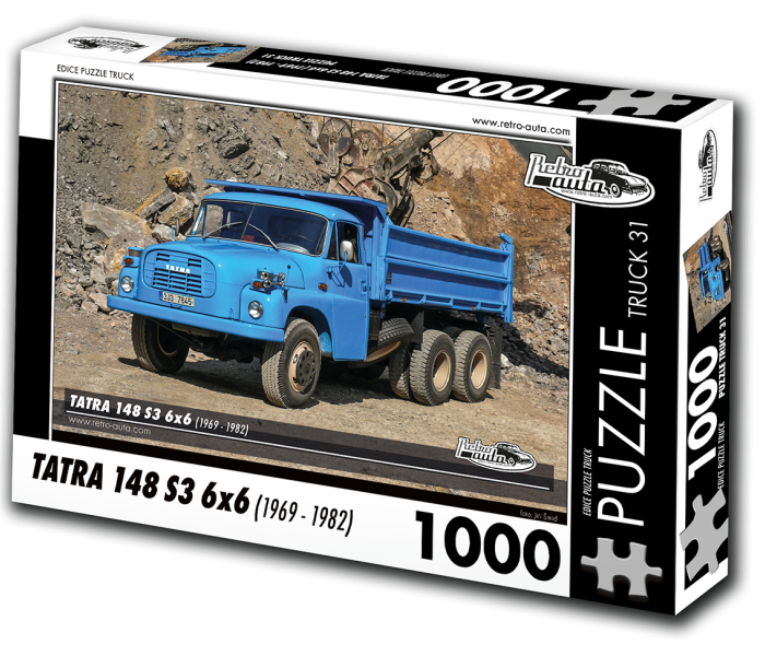 Puzzle - Retro-auta - Tatra 148 S3 6x6 (1969 - 1982)
