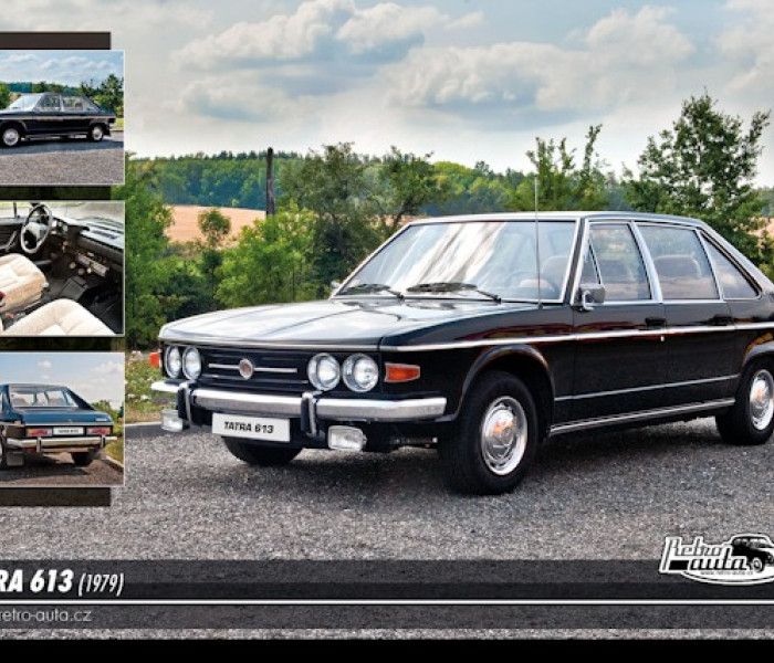 Puzzle - Retro-auta - Tatra 613 (1979)