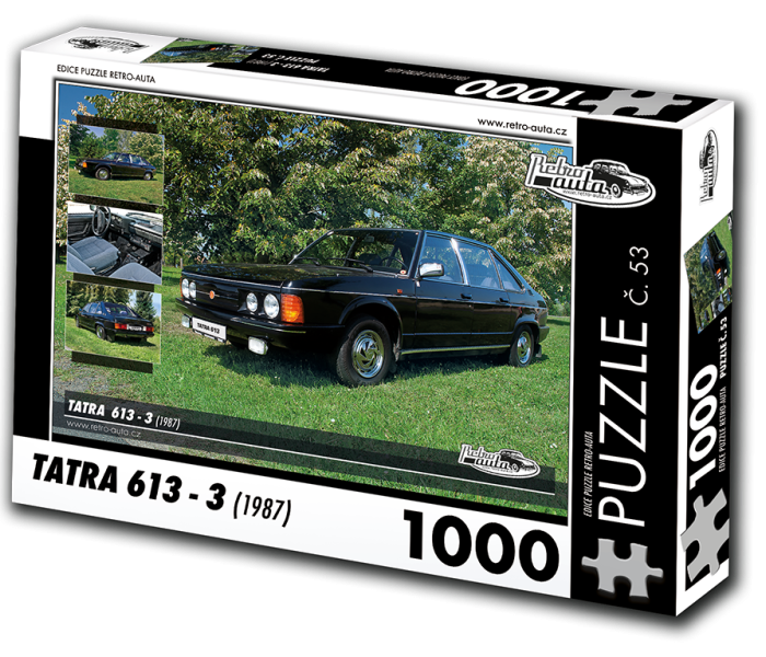 Puzzle - Retro-auta - Tatra 613 - 3 (1987)