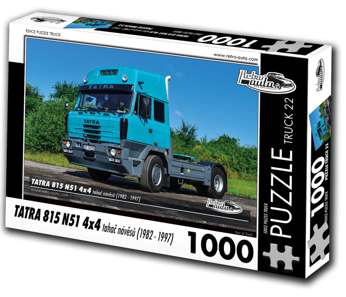 Puzzle - Retro-auta - Tatra 815 N51 Ciągnik siodłowy (1982-1997)