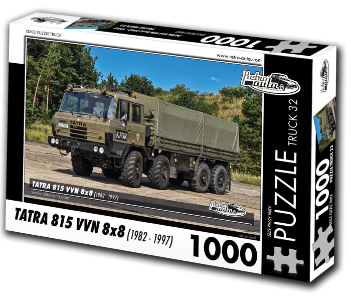 Puzzle - Retro-auta - Tatra 815 VVN 8x8 (1982-1997)