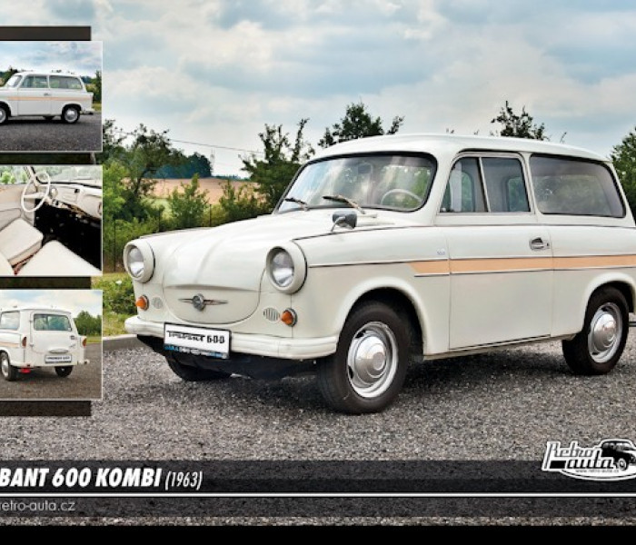 Puzzle - Retro-auta - Puzzle Trabant 600 Kombi (1963)
