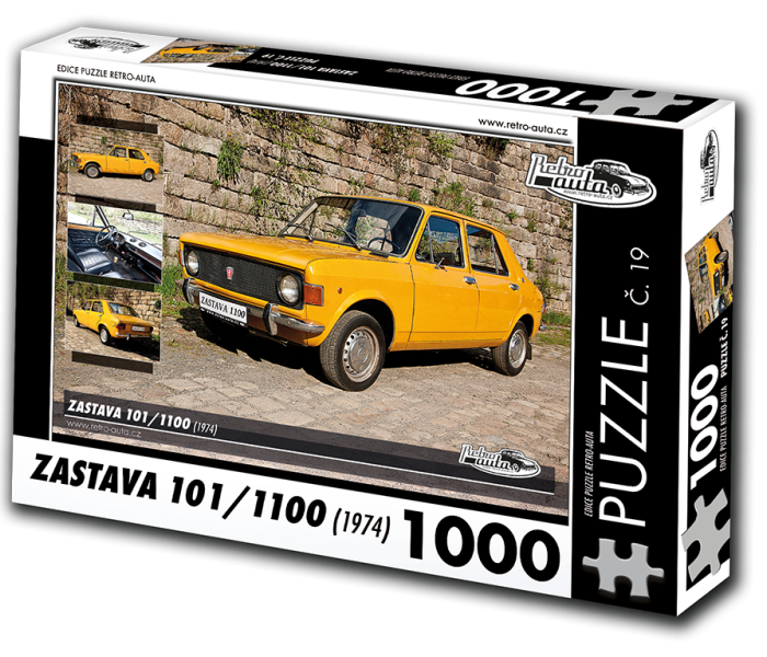 Puzzle - Retro-auta - Zastava 101/1100 (1974)