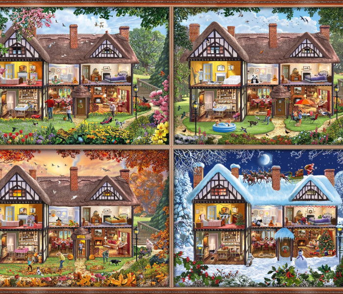 Puzzle - Schmidt - Dom štyroch ročných období