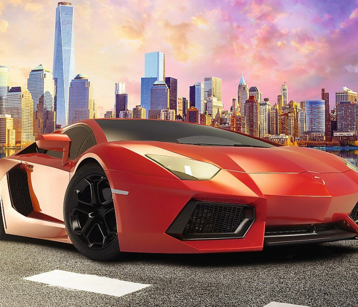 Puzzle - Trefl - Călărie la apus