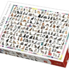 Puzzle - Trefl - 208 mačiek