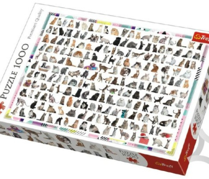 Puzzle - Trefl - 208 mačiek
