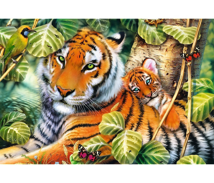 Puzzle - Trefl - Dva tigre