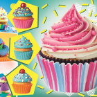 Puzzle - Trefl - Kolorowe ciasta – Puzzle Panoramiczne