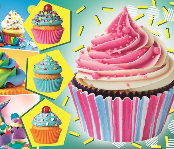 Puzzle - Trefl - Kolorowe ciasta – Puzzle Panoramiczne