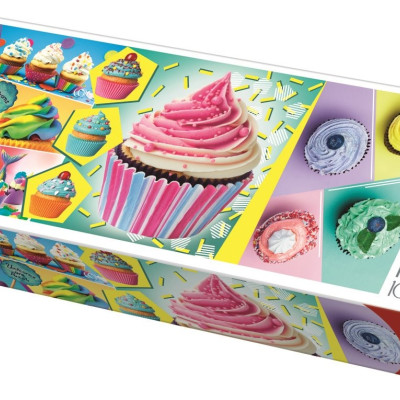 Kolorowe ciasta – Puzzle Panoramiczne 