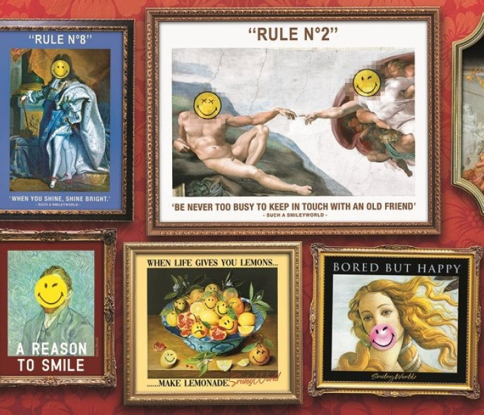 Puzzle - Trefl - Galéria Smiley World - Panoramatické puzzle