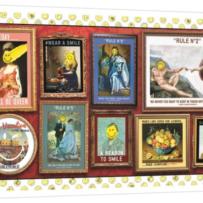 Galéria Smiley World - Panoramatické puzzle