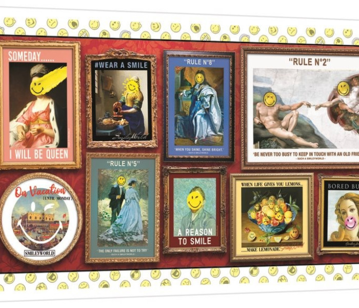 Puzzle - Trefl - Galéria Smiley World - Panoramatické puzzle