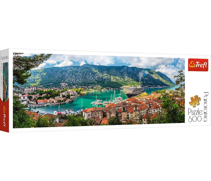 Puzzle - Trefl - Kotor, Černá Hora - Panoramatické puzzle