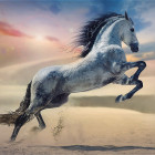 Puzzle - Trefl - Cal majestuos