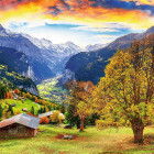 Puzzle - Trefl - Malebná alpská dedinka