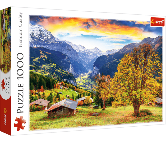 Puzzle - Trefl - Malebná alpská dedinka