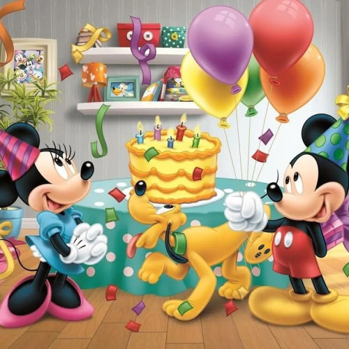Mickey a Minnie oslavujú narodeniny