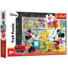 Puzzle - Trefl - Mickey și Minnie sărbătoresc ziua de naștere