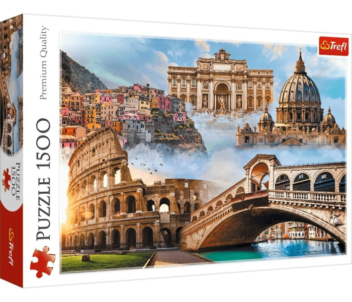 Puzzle - Trefl - Locuri preferate: Italia
