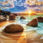 Puzzle - Trefl - Pláž Samudra, India