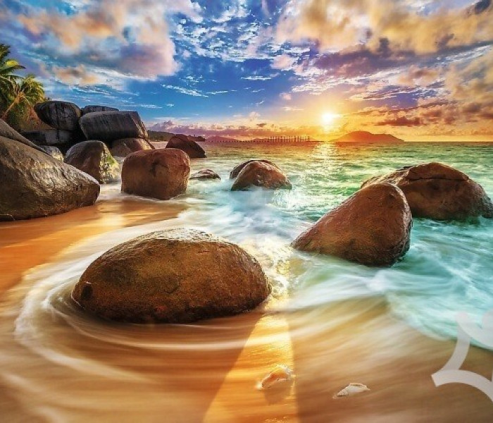 Puzzle - Trefl - Pláž Samudra, India