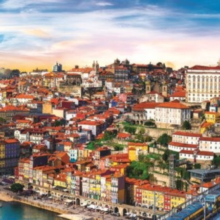 Porto, Portugalsko - Panoramatické puzzle